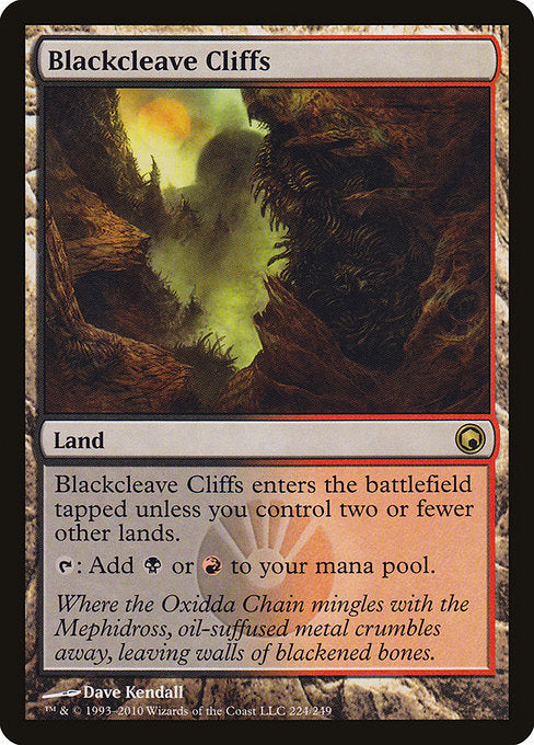Blackcleave Cliffs - Scars of Mirrodin - #224