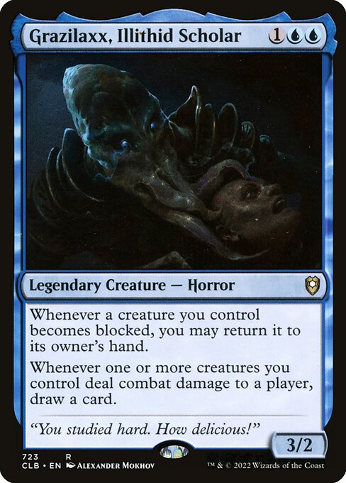 Grazilaxx, Illithid Scholar - Commander Legends: Battle for Baldur's Gate - #723