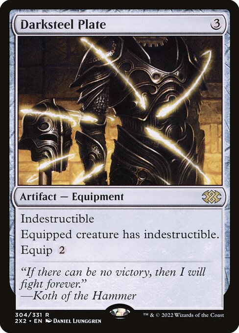 Darksteel Plate - Double Masters 2022 - #304