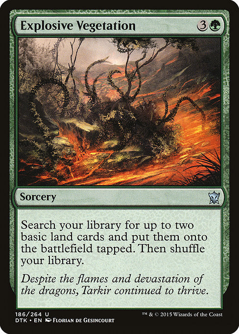 Explosive Vegetation - Dragons of Tarkir - #186