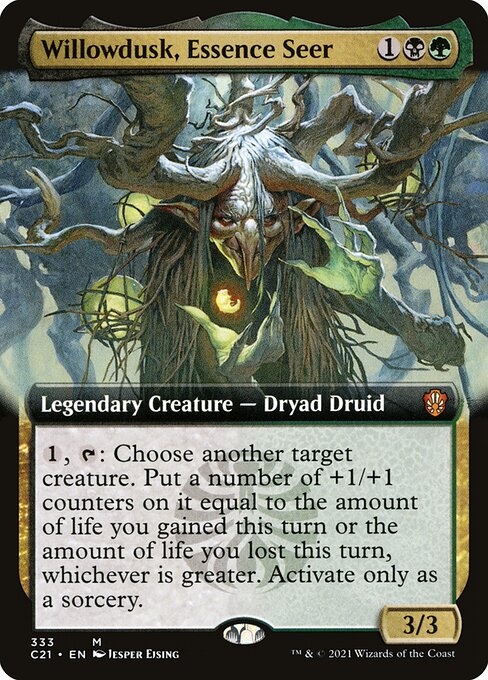 Willowdusk, Essence Seer - Commander 2021 - #333