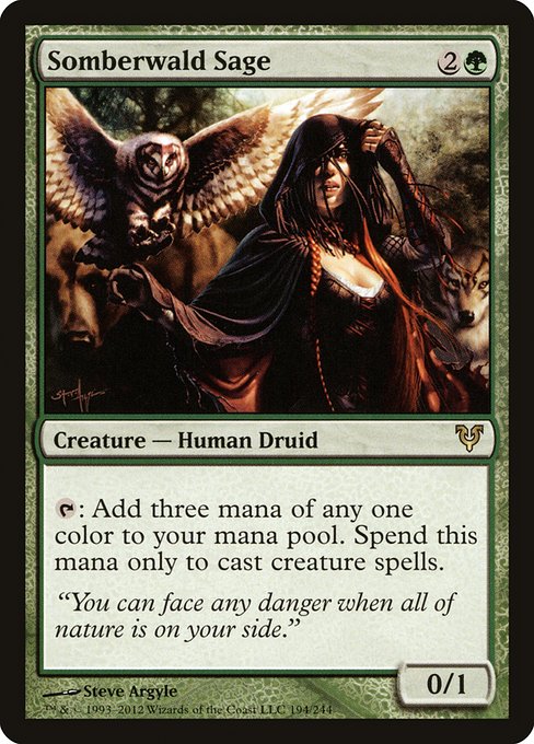 Somberwald Sage - Avacyn Restored - #194
