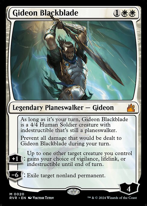 Gideon Blackblade - Ravnica Remastered - #20