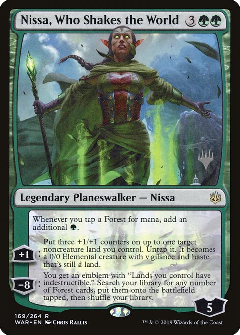 Nissa, Who Shakes the World - Promo Pack: Throne of Eldraine - #169p