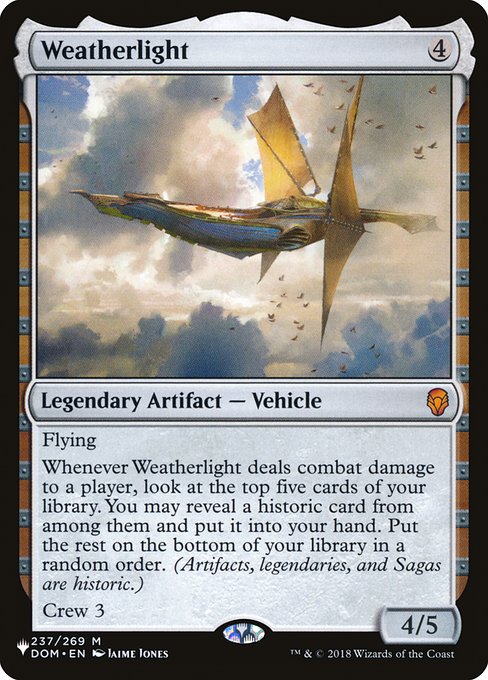 Weatherlight - The List Reprints - #DOM-237