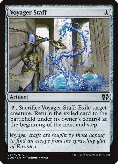 Voyager Staff - Duel Decks: Elves vs. Inventors - #64