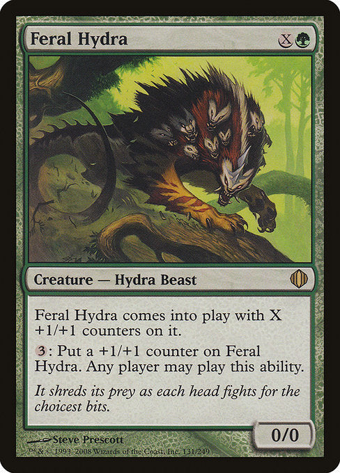 Feral Hydra - Shards of Alara - #131