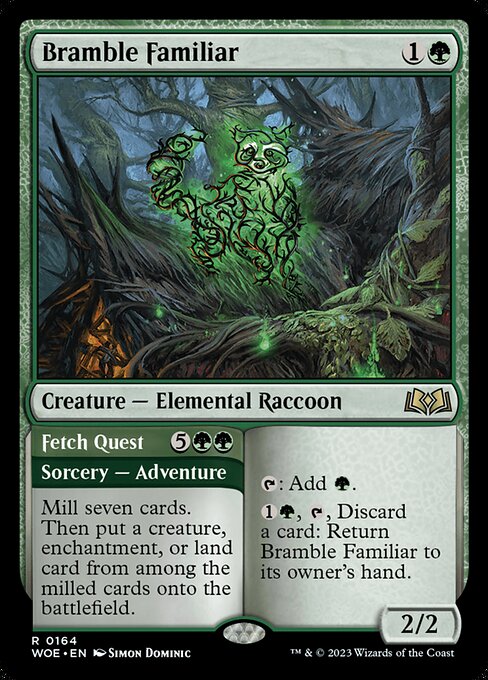 Bramble Familiar - Wilds of Eldraine - #164