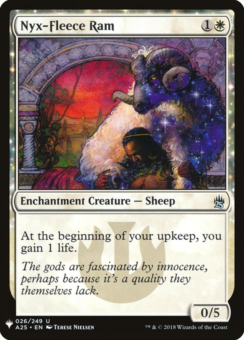 Nyx-Fleece Ram - The List Reprints - #A25-26