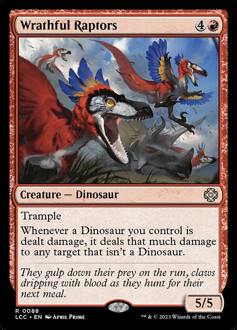 Wrathful Raptors - Commander: The Lost Caverns of Ixalan - #88
