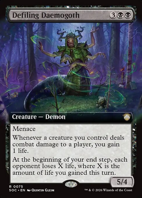 Defiling Daemogoth - Commander: Secrets of Strixhaven - #75