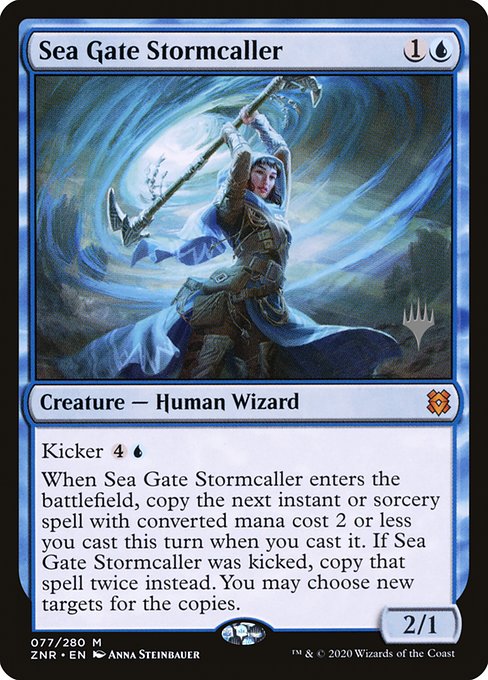 Sea Gate Stormcaller - Promo Pack: Zendikar Rising - #77p