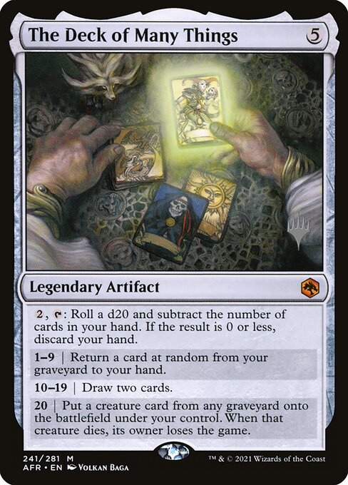 The Deck of Many Things - Promo Pack: Adventures in the Forgotten Realms - #241p