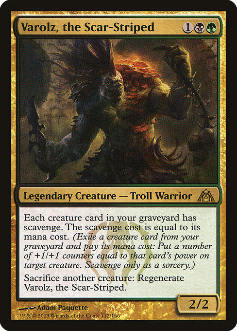 Varolz, the Scar-Striped - Dragon's Maze - #112