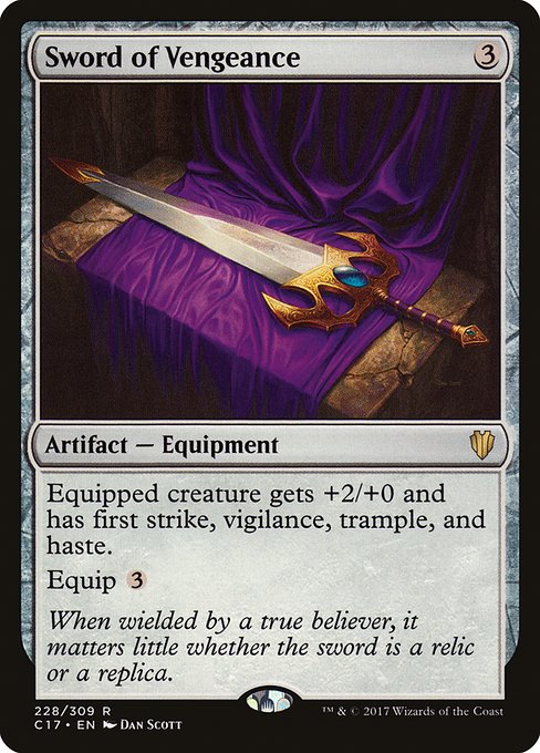 Sword of Vengeance - Commander 2017 - #228