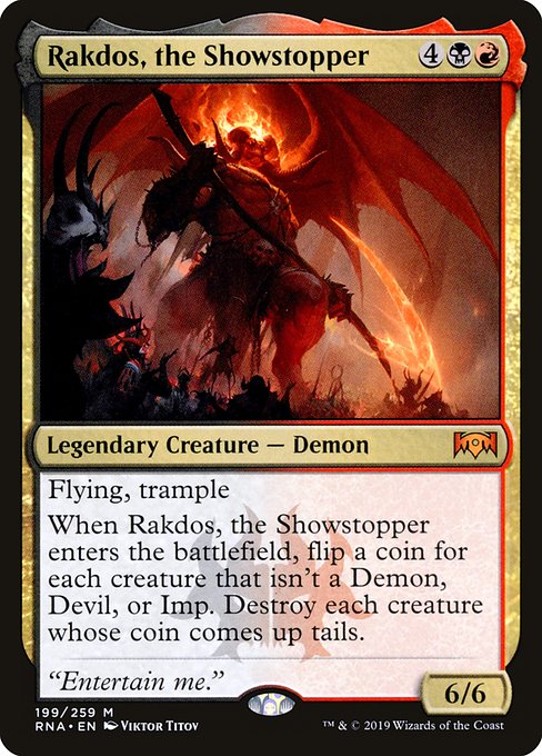 Rakdos, the Showstopper - Ravnica Allegiance - #199