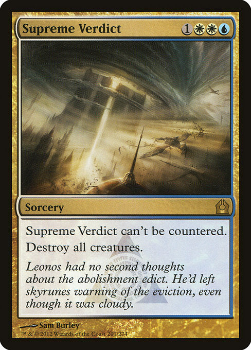 Supreme Verdict - Return to Ravnica - #201