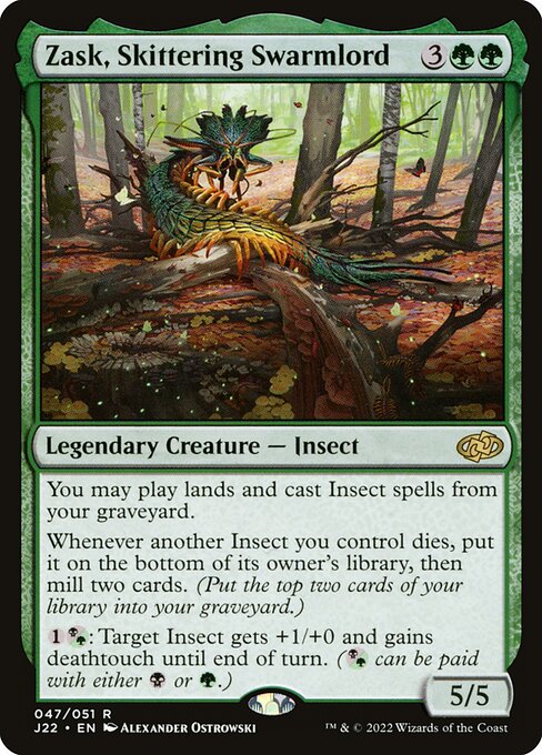 Zask, Skittering Swarmlord - Jumpstart 2022 - #47