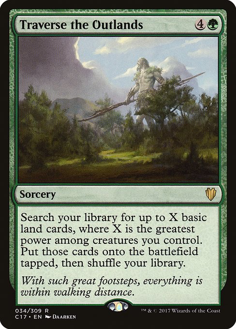 Traverse the Outlands - Commander 2017 - #34