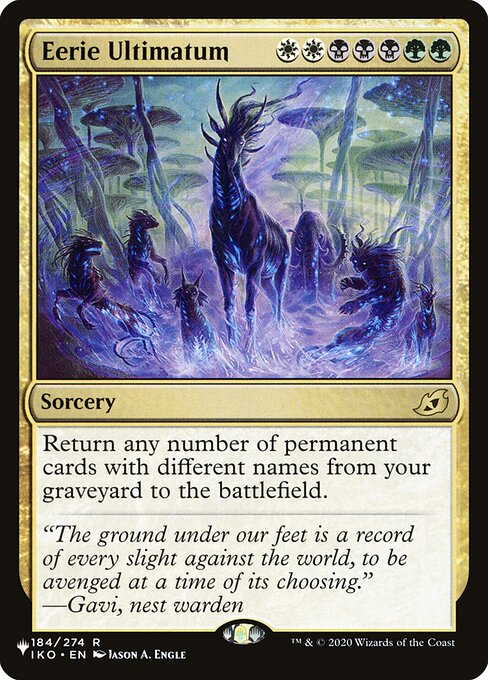 Eerie Ultimatum - The List Reprints - #IKO-184