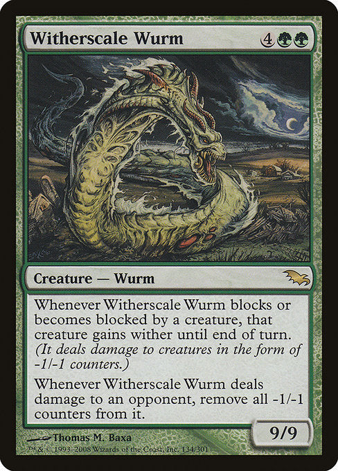 Witherscale Wurm - Shadowmoor - #134