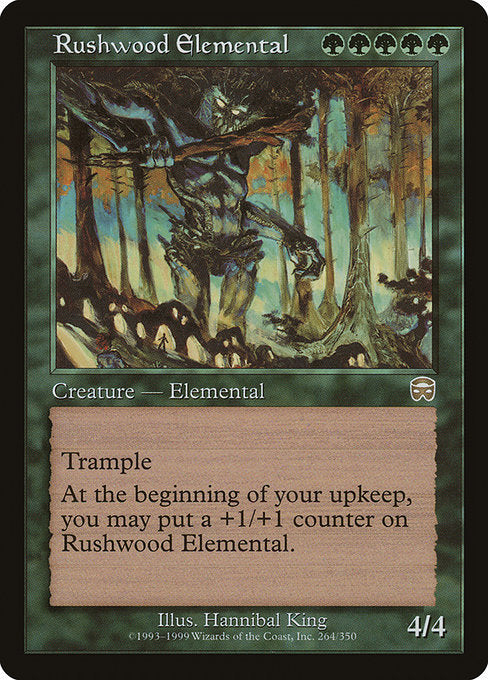 Rushwood Elemental - Mercadian Masques - #264