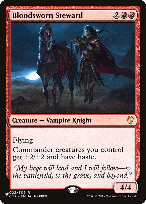 Bloodsworn Steward - The List Reprints - #C17-22