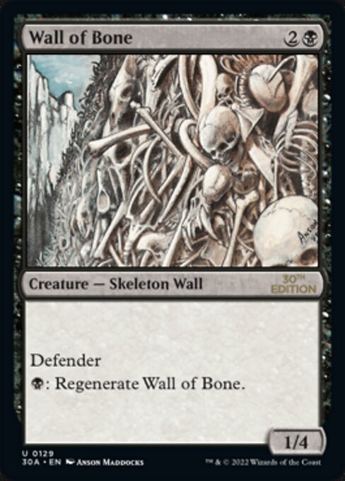 Wall of Bone - 30th Anniversary Edition - #129