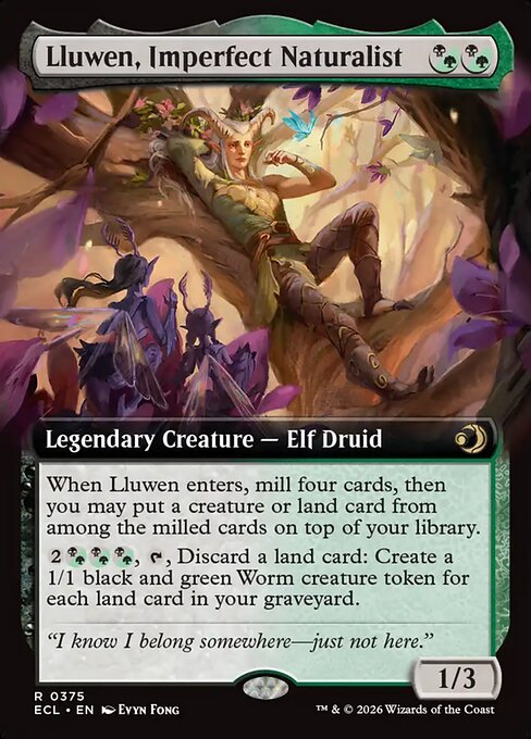 Lluwen, Imperfect Naturalist - Lorwyn Eclipsed - #375