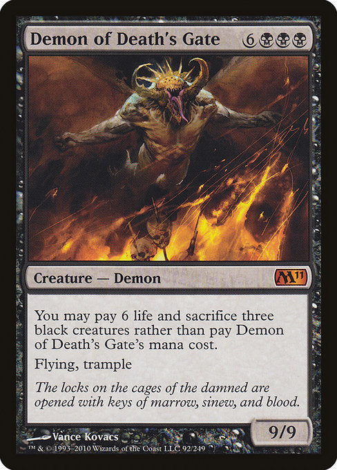 Demon of Death's Gate - Magic 2011 (M11) - #92
