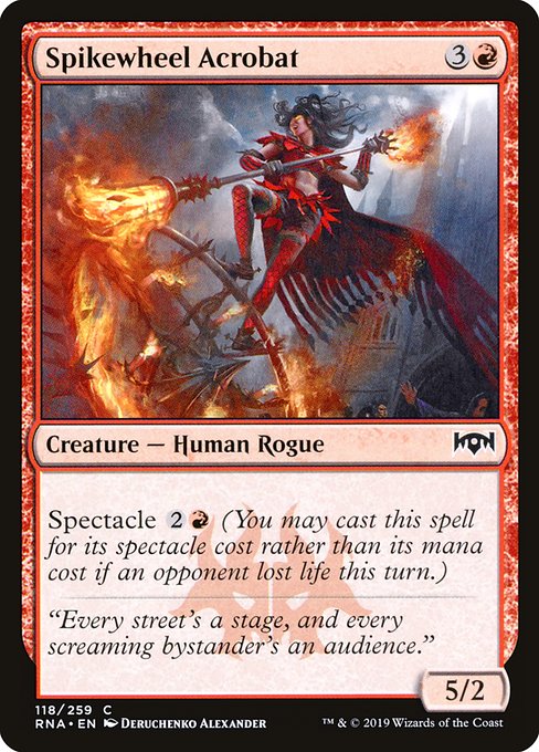Spikewheel Acrobat - Ravnica Allegiance - #118