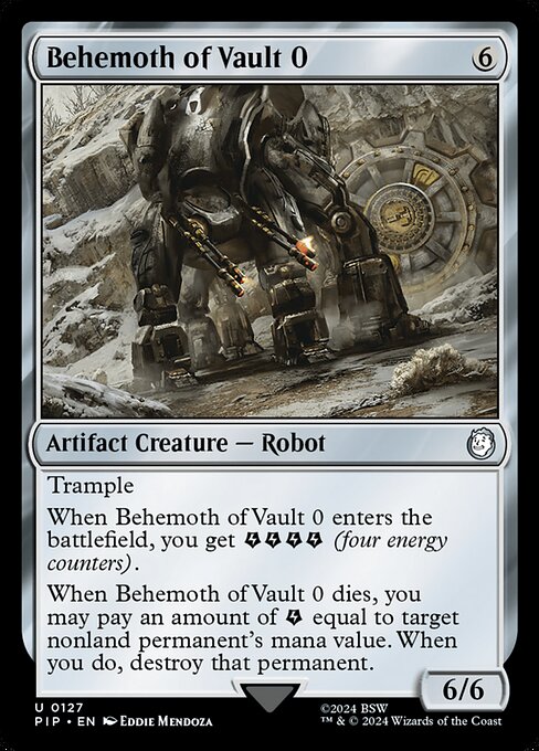 Behemoth of Vault 0 - Universes Beyond: Fallout - #127