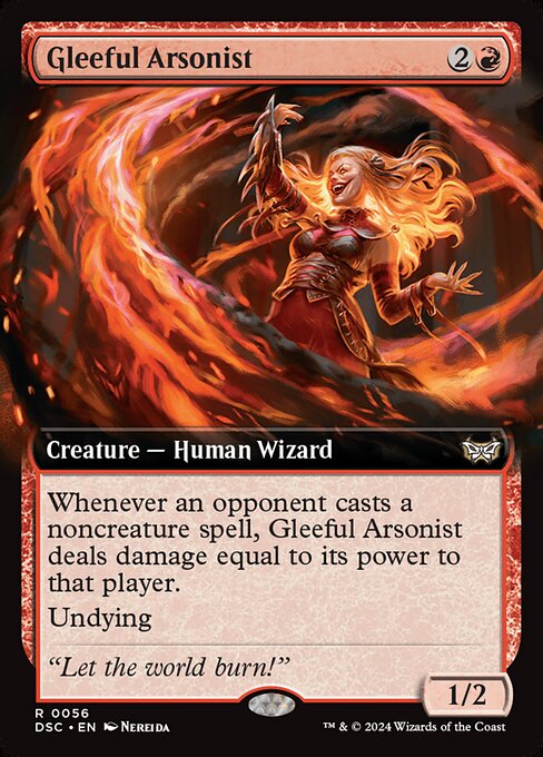 Gleeful Arsonist - Commander: Duskmourn: House of Horror - #56