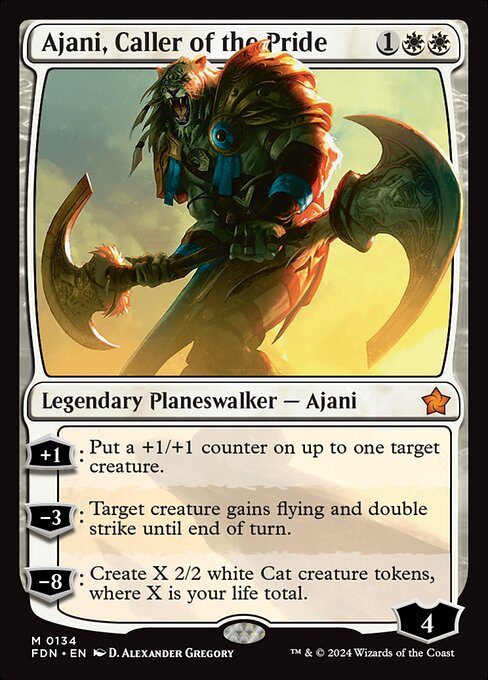 Ajani, Caller of the Pride - Foundations - #134