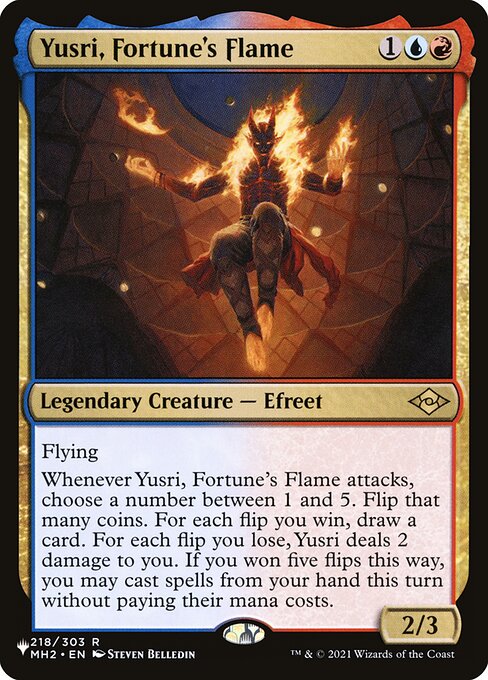 Yusri, Fortune's Flame - The List Reprints - #MH2-218