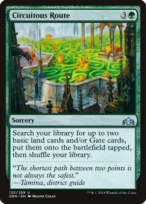 Circuitous Route - Guilds of Ravnica - #125