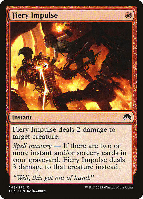 Fiery Impulse - Magic Origins - #145