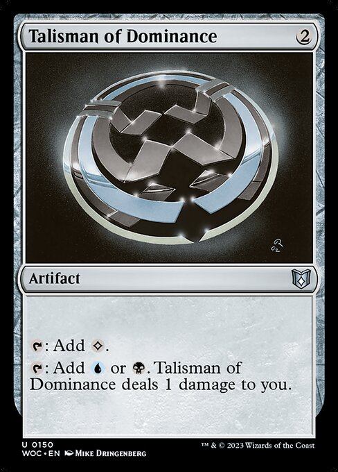 Talisman of Dominance - Commander: Wilds of Eldraine - #150