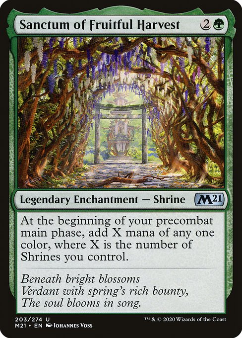 Sanctum of Fruitful Harvest - Core Set 2021 - #203