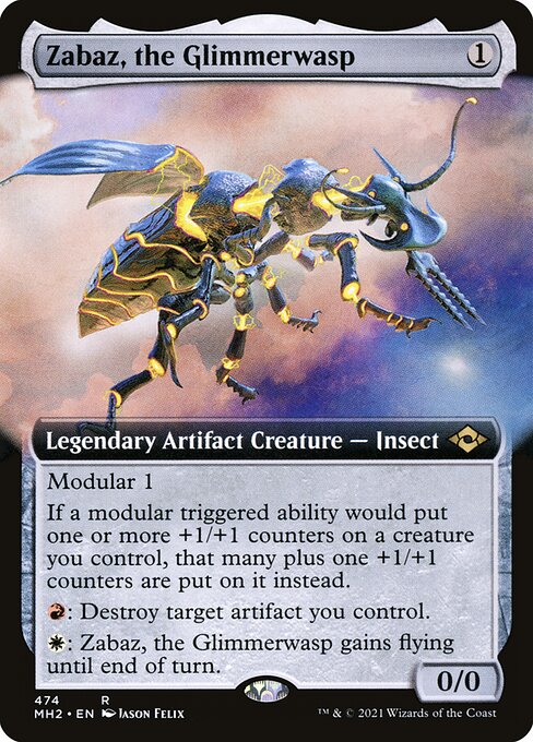 Zabaz, the Glimmerwasp - Modern Horizons 2 - #474