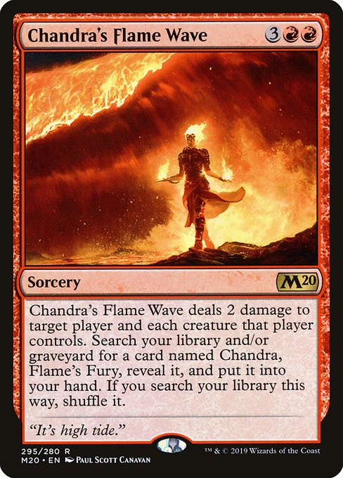 Chandra's Flame Wave - Core Set 2020 - #295