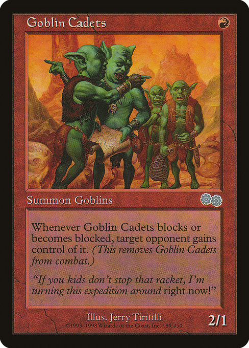 Goblin Cadets - Urza's Saga - #189