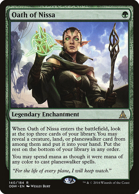 Oath of Nissa - Oath of the Gatewatch - #140