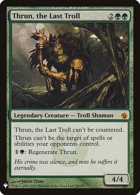 Thrun, the Last Troll - The List Reprints - #MBS-92