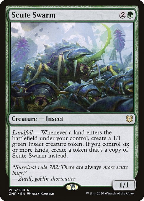 Scute Swarm - Zendikar Rising - #203