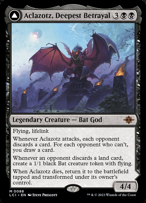 Aclazotz, Deepest Betrayal - The Lost Caverns of Ixalan - #88