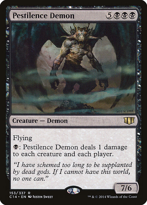 Pestilence Demon - Commander 2014 - #153