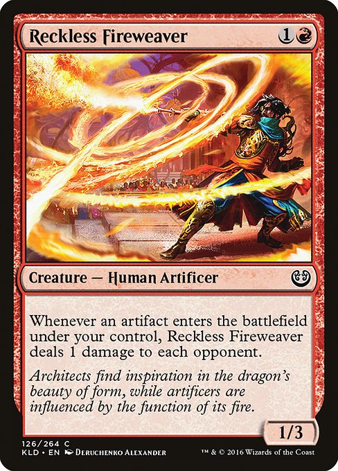 Reckless Fireweaver - Kaladesh - #126