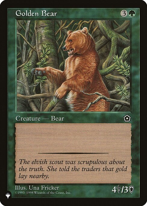 Golden Bear - The List Reprints - #P02-127