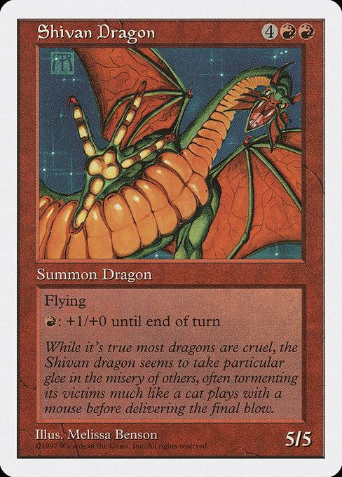 Shivan Dragon - Fifth Edition - #267